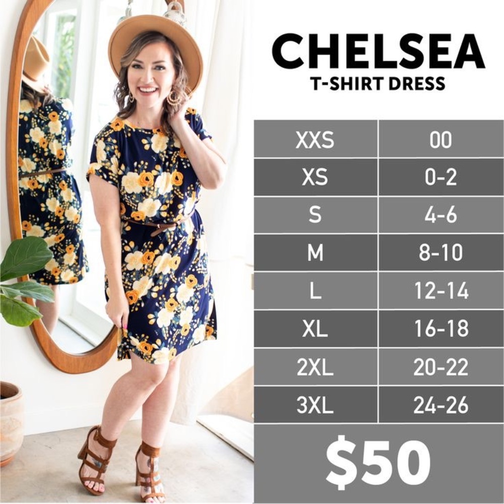 LuLaRoe Grey Chelsea Dress Size XXS - Picture 11 of 11